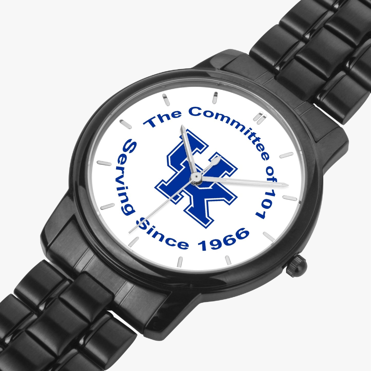"The Stoll" - The Committee of 101 Steel Strap Battery Watch
