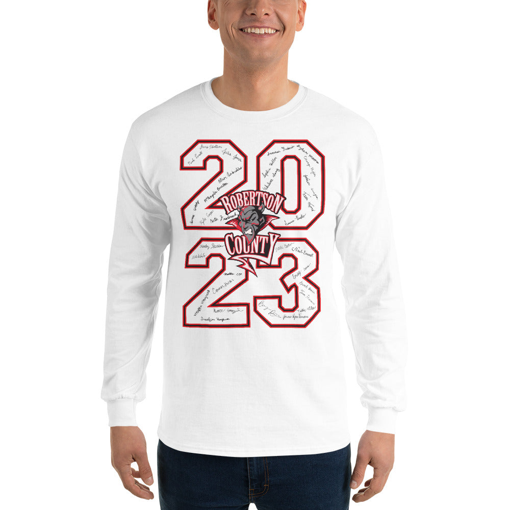 Class of 2023 Signature Long-Sleeve T-Shirt- Design 2 - Robertson County School