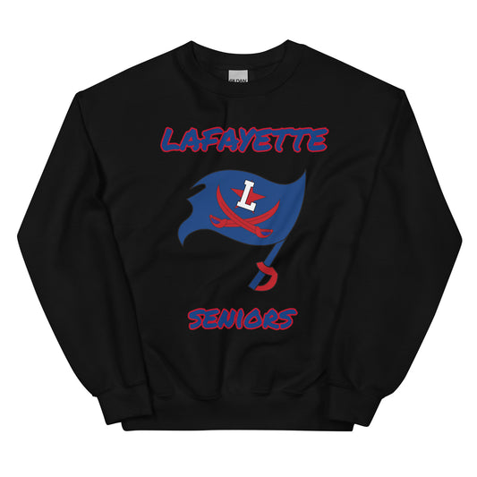 Personalized Crewneck Sweatshirt - Lafayette High School - Flag Logo