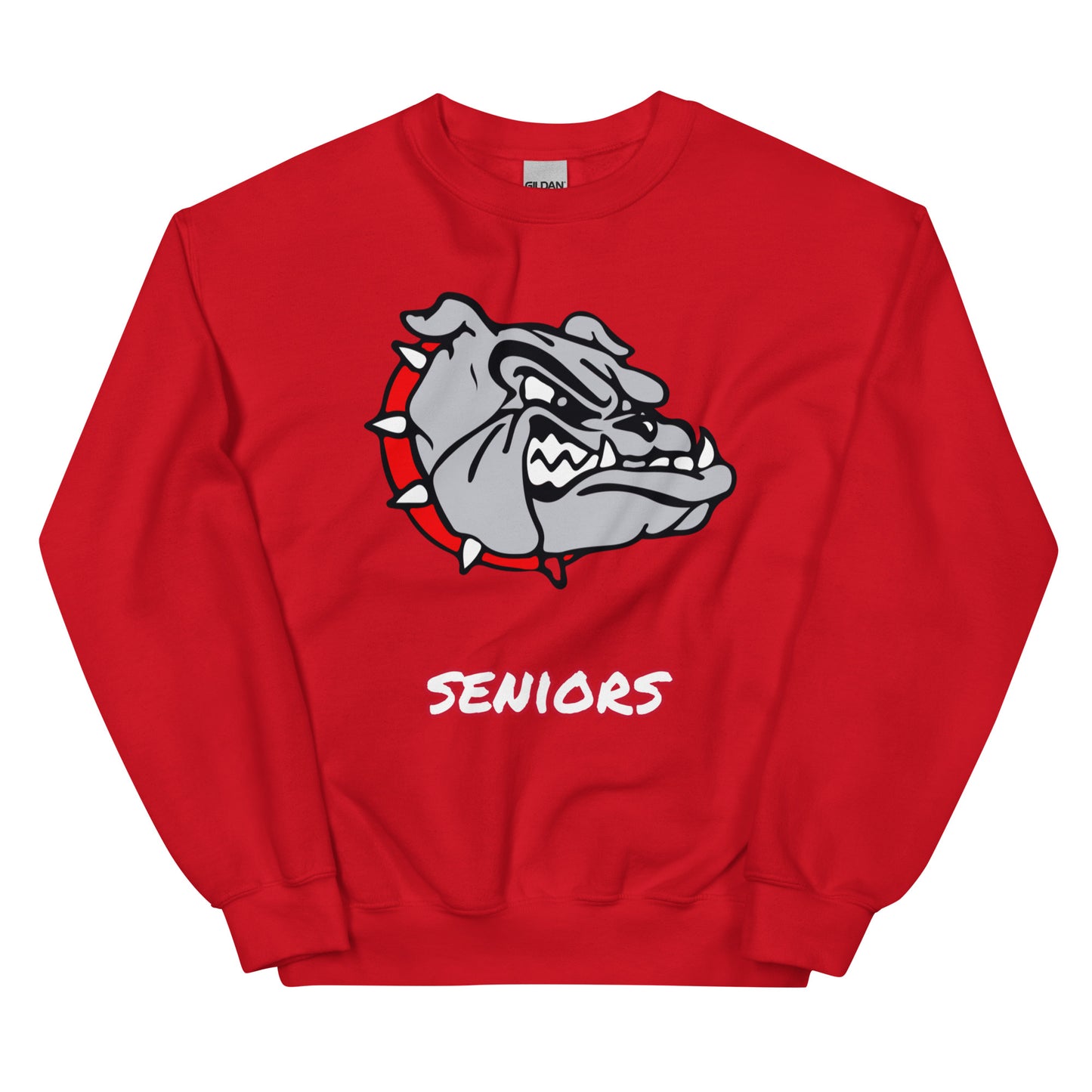 Personalized Crewneck Sweatshirt - Dunbar High School - Bulldog Head Logo