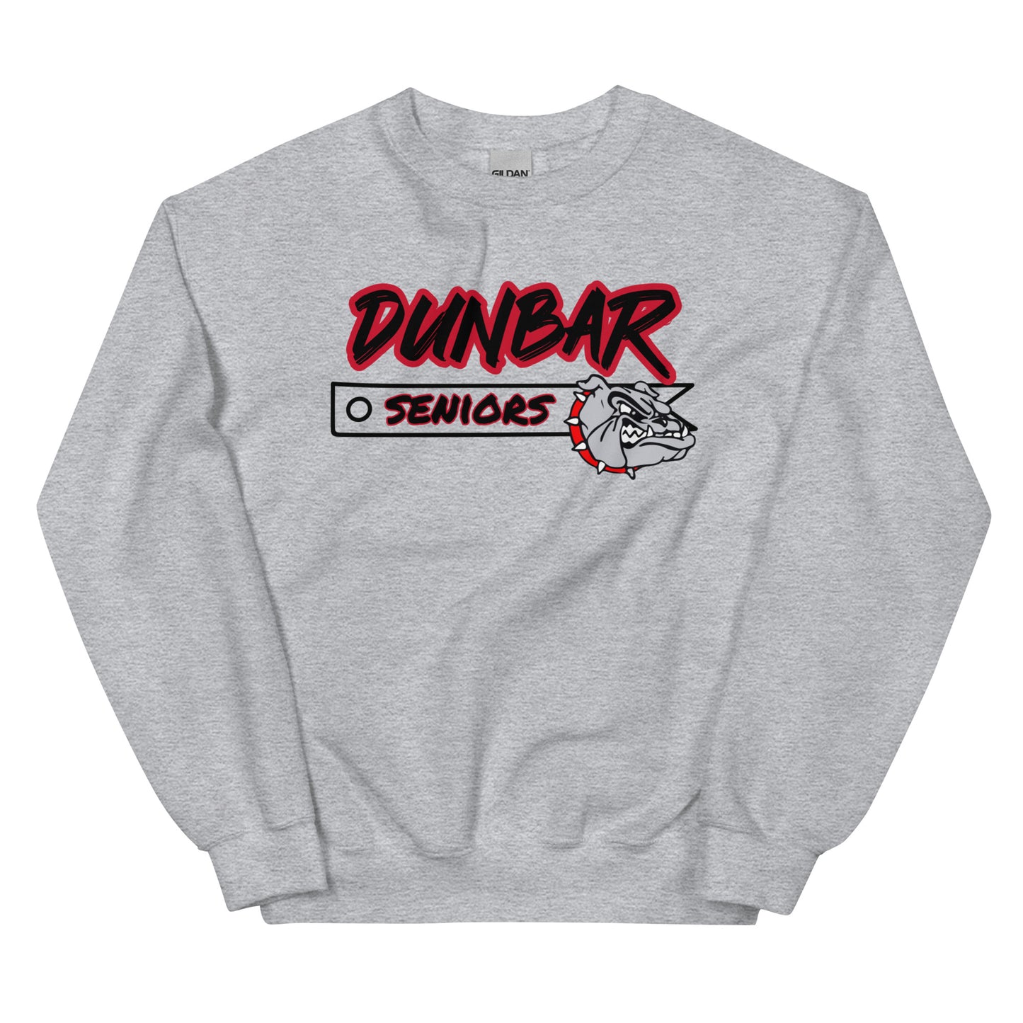 Personalized Crewneck Sweatshirt - Dunbar High School - Classic Logo
