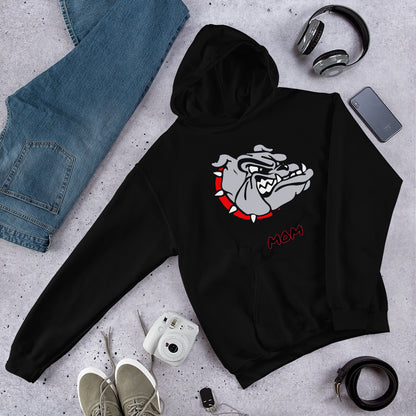 Personalized Hooded Sweatshirt - Dunbar High School - Bulldog Head Logo