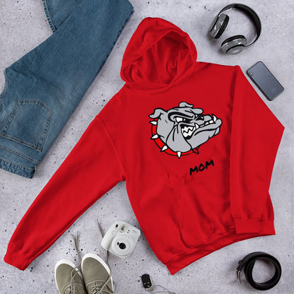 Personalized Hooded Sweatshirt - Dunbar High School - Bulldog Head Logo