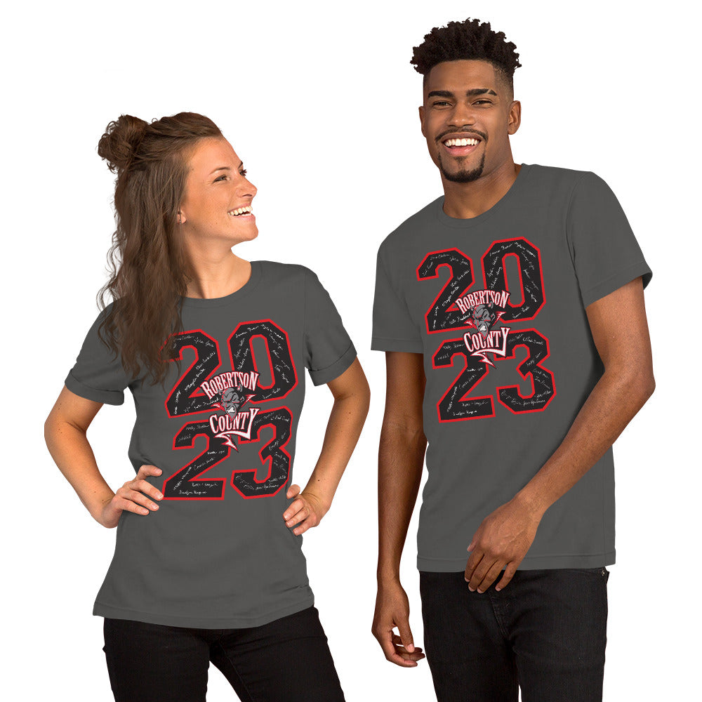 Class of 2023 Signature T-Shirt - Design 2 - Robertson County School